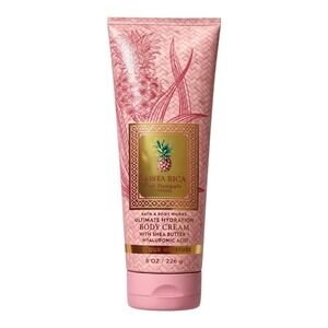 Bath & Body Works - Costa Rica Pink Pineapple Sunrise 8oz - Body Cream